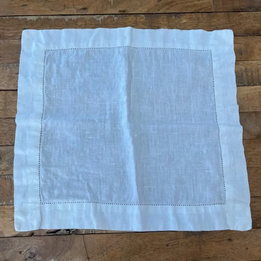 IKEA Gullmaj Ivory Cloth Napkins 14 X 15 Linen Cotton Blend